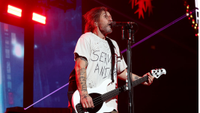 Eric Bass of Shinedown performs on stage at iHeartRadio 106.1 KISS FM's Jingle Ball 2025 Presented by Capital One at Dickies Arena on December 02, 2025 in Fort Worth, Texas. 