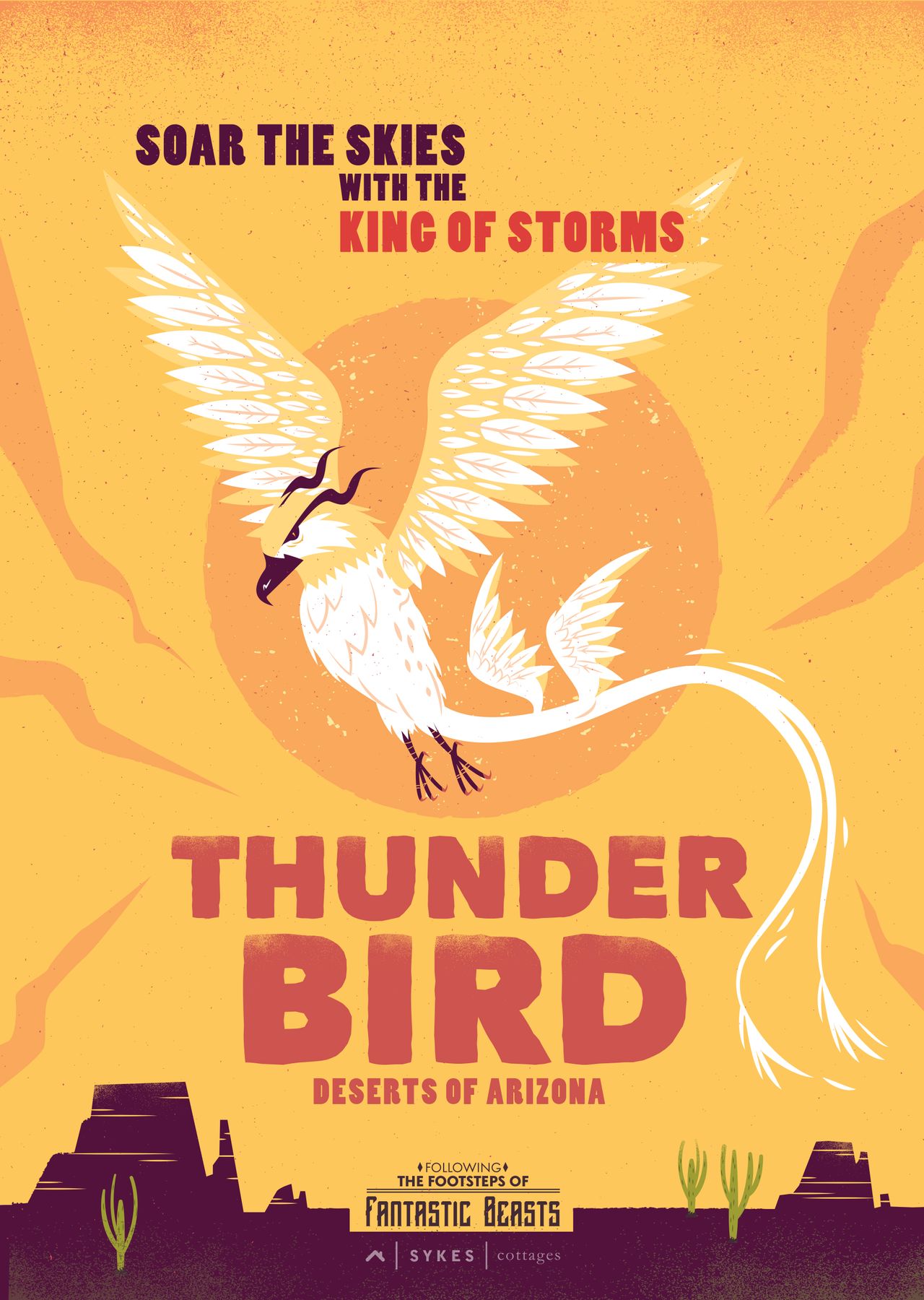 The Thunderbird can create a storm with a flap of its wings