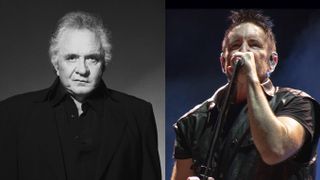 Johnny Cash and Trent Reznor of Nine Inch Nails