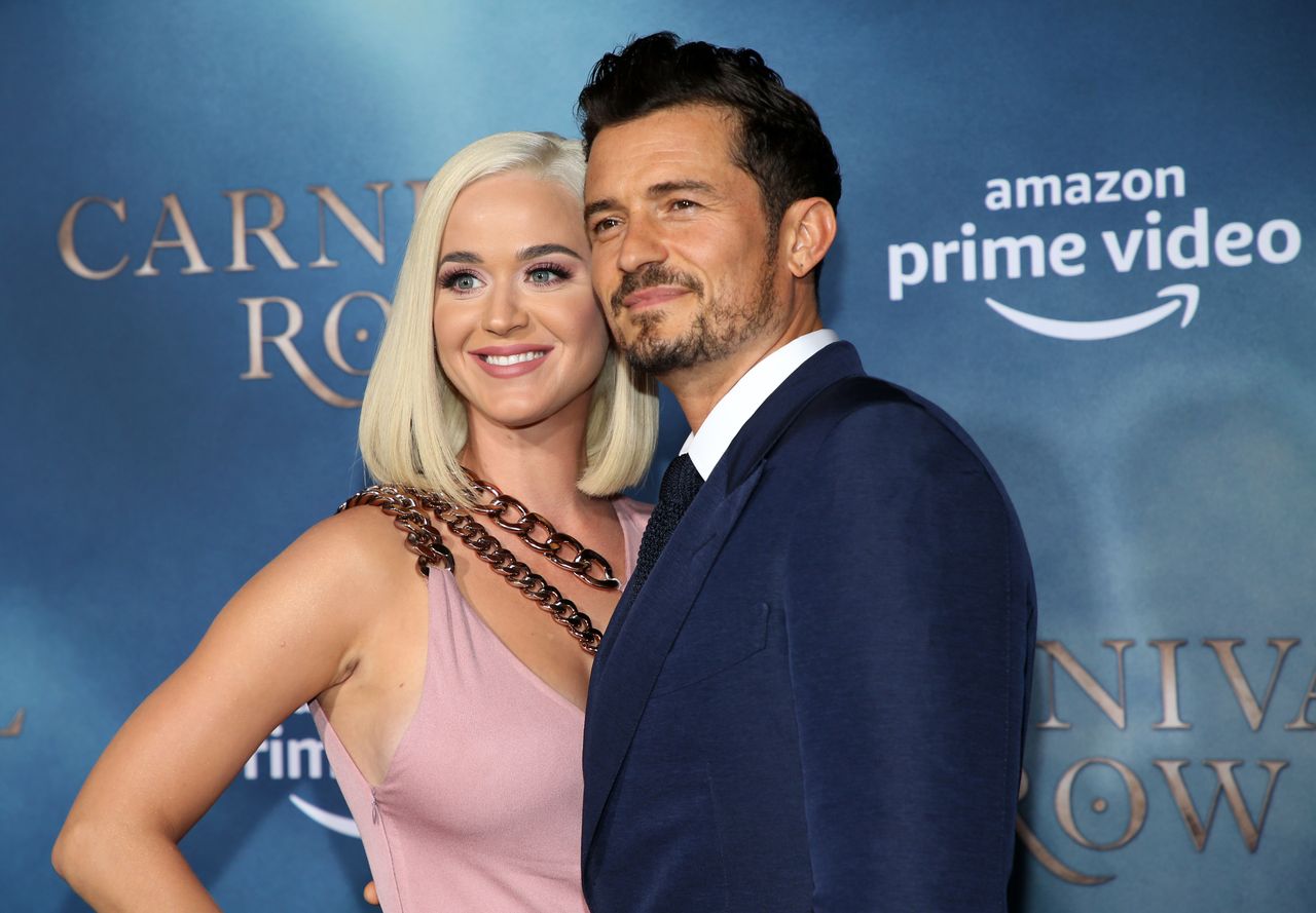 Katy Perry and Orlando Bloom.