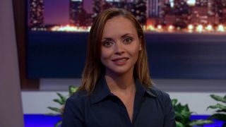 Christina Ricci looking into the camera on The Good Wife.