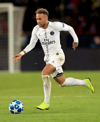 Neymar missed both legs of the Paris St Germain-Manchester United tie through injury