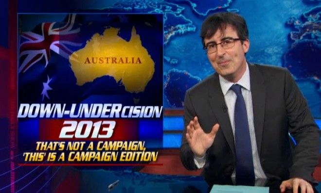 John Oliver hearts Australia