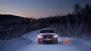 Volvo slippery road alert