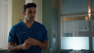 Eli gives Jac heartbreaking news in Holby City