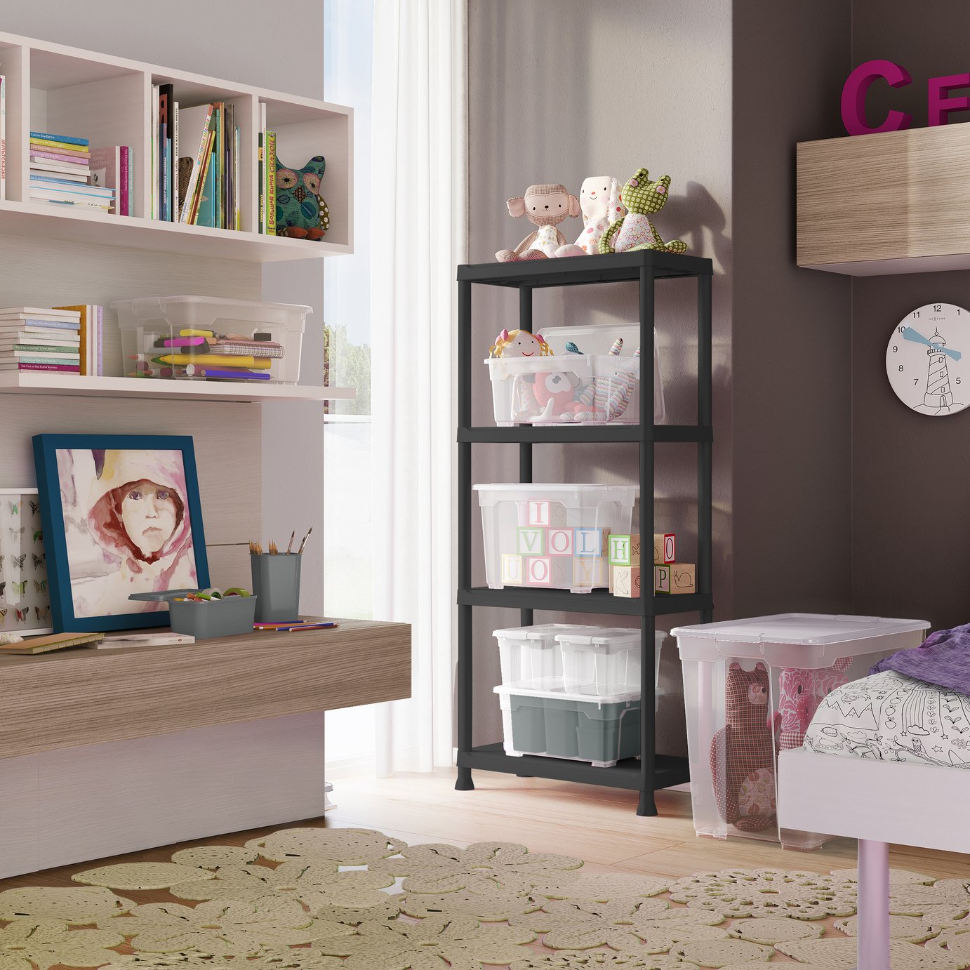 Keter 4 Tier Plus Shelf