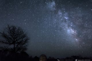 Milky Way Seen at Frosty Drew Observatory