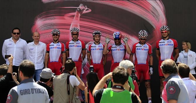 The Katusha team is presented