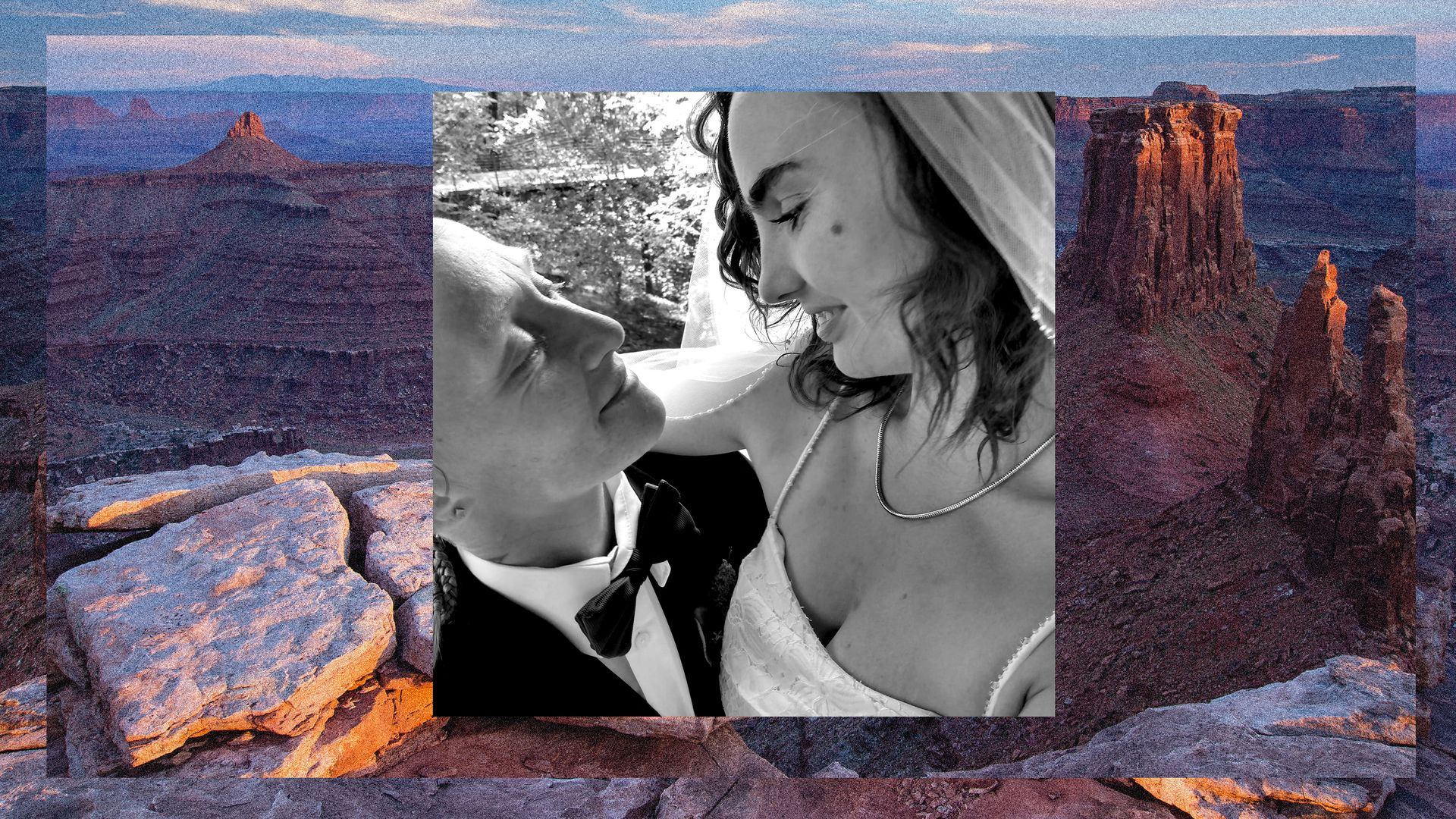 Crystal Turner and Kylen Schulte on their wedding day