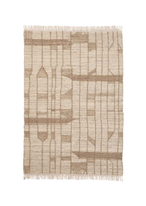 Baatha Hand-Woven Wool/Cotton Rug