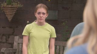 Pregnant Ella Richardson gets devastating news in Hollyoaks. 