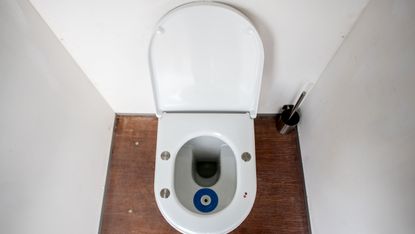 A toilet 