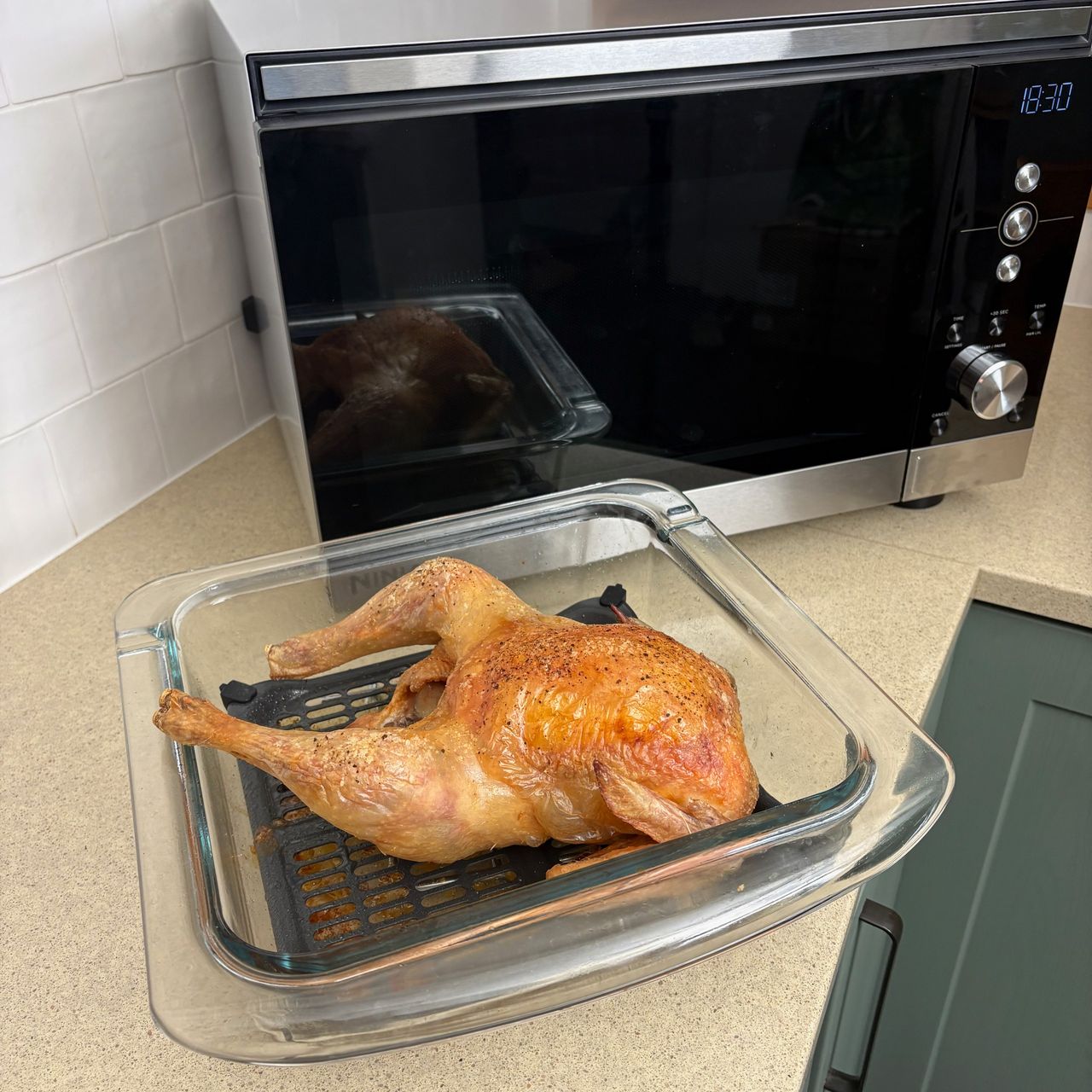 Testing the Ninja Crispi microwave air fryer combo