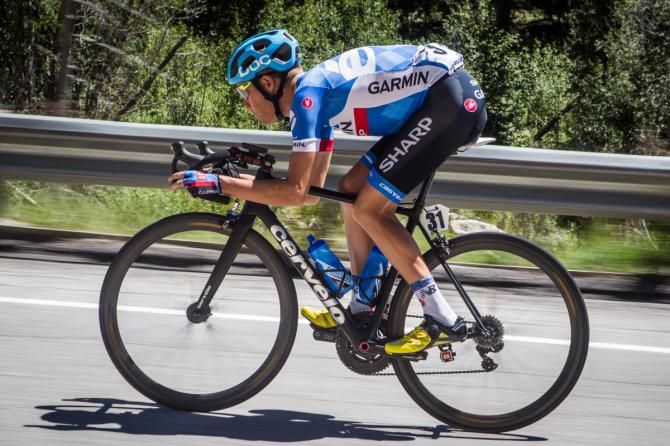 Tom Danielson (Garmin Sharp) on stage 3 of the USA Pro Challenge from Gunnison to Monarch Mountain