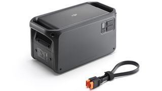 DJI Power Expansion Battery 2000 on white background with power lead