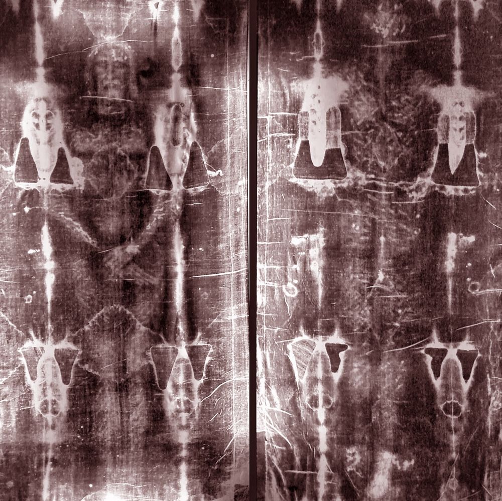 The Shroud of Turin is believed by some to be the burial cloth of Jesus of Nazareth. Currently, the cloth is on display at the Cathedral of Saint John the Baptist in Turin, Italy.