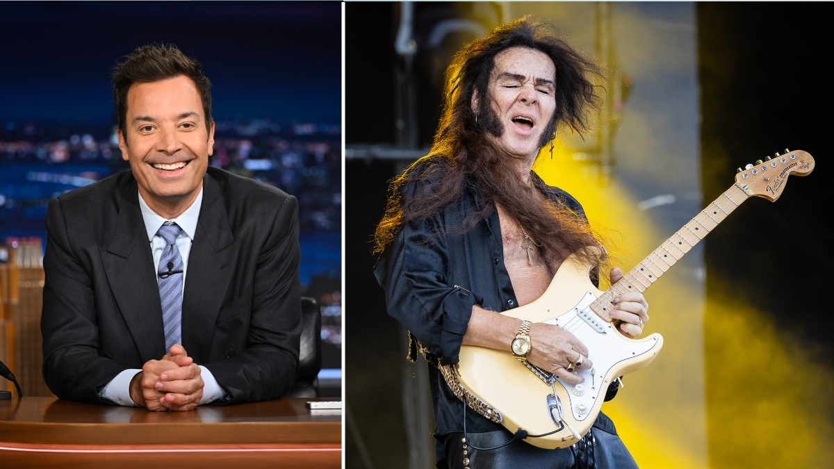 Yngwie Malmsteen and Jimmy Fallon comp - the gutiarist appeared on his show August 27, 2026
