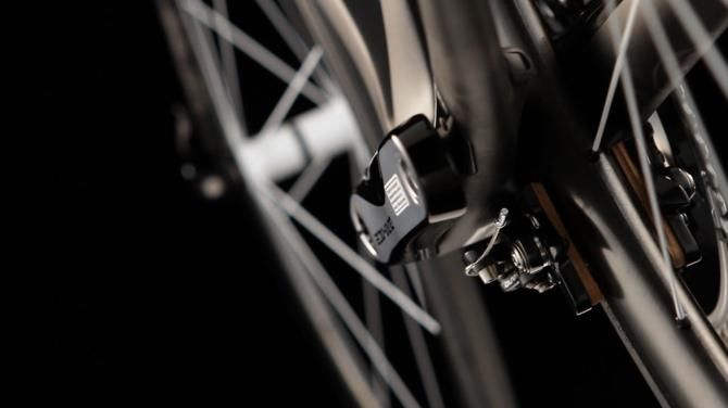 A new chainstay design will boost power for the chainstay-mounted integrated rear brake