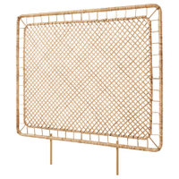 Tolkning rattan headboard