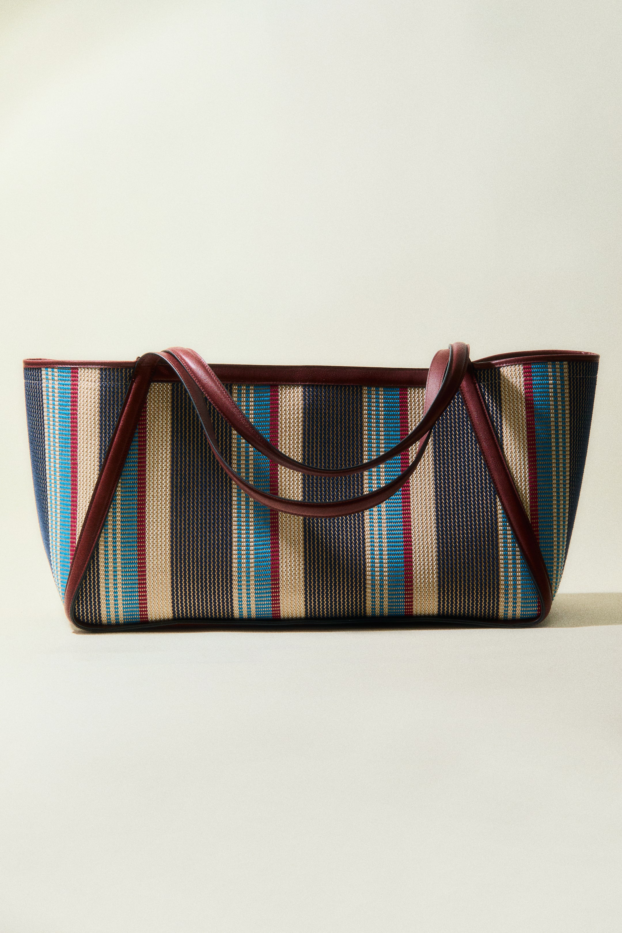 Jacquard-Weave Shopper
