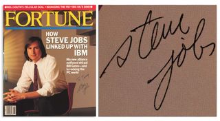 Steve Jobs Signed Fortune Magazine