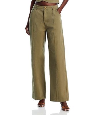 Twill Wide Leg Pants - 100% Exclusive