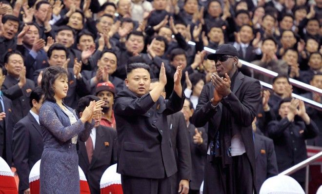 Dennis Rodman visits North Korea