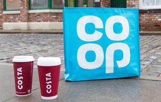 Coronation Street to get a Costa Coffee and a Co-op!