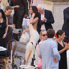 Dua Lipa at her wedding in Italy