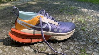 Nike Zegama 2 shoes on the trail