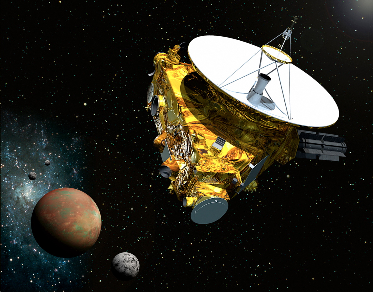 New Horizons Probe in Pluto System