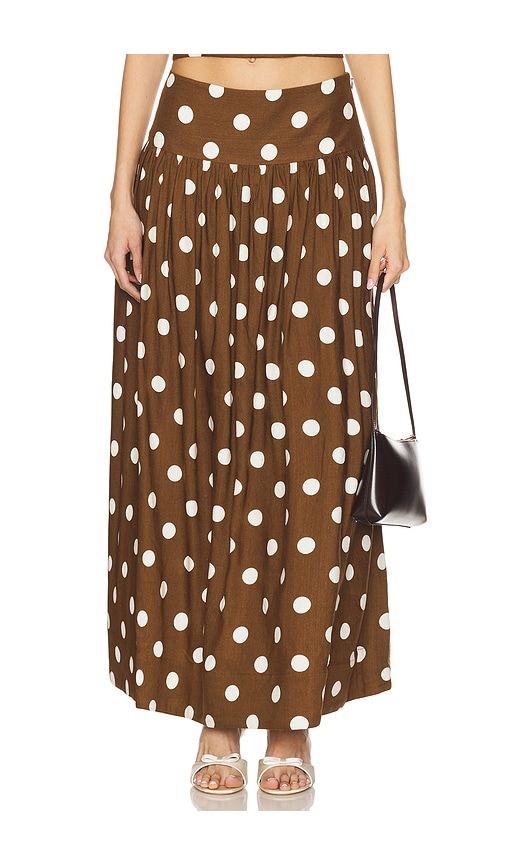 Dot Maxi Skirt