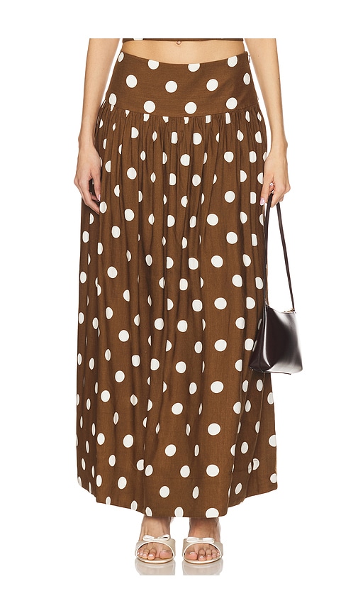 Dot Maxi Skirt