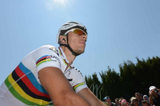 Philippe Gilbert (BMC) before the start.