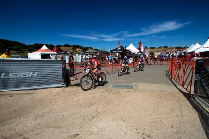 With the vendor area of Sea Otter just in the background, tons of fans came to see a star studded international field.