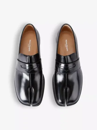 MAISON MARGIELATabi leather loafers