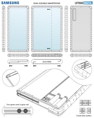 samsung rollable phone patent