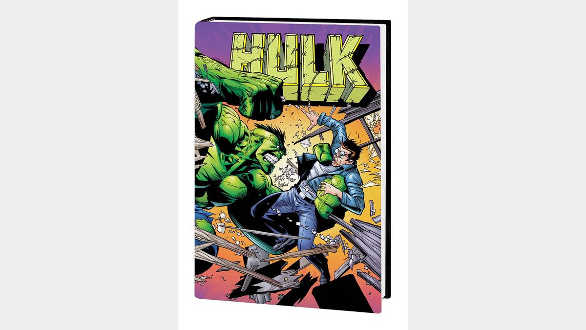 The Hulk smashing