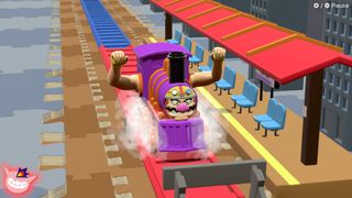 WarioWare: Move It! Train mini game