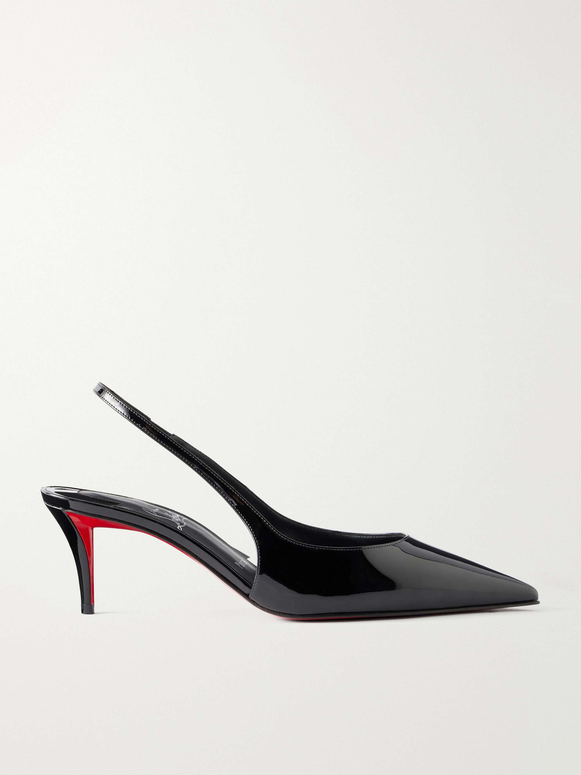 Miss Z 60 Patent-Leather Slingback Pumps