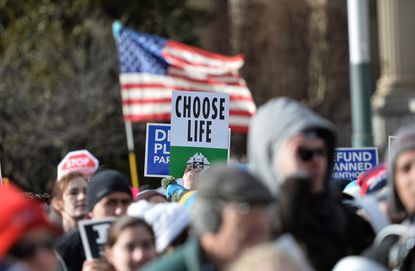 Pro-life march.