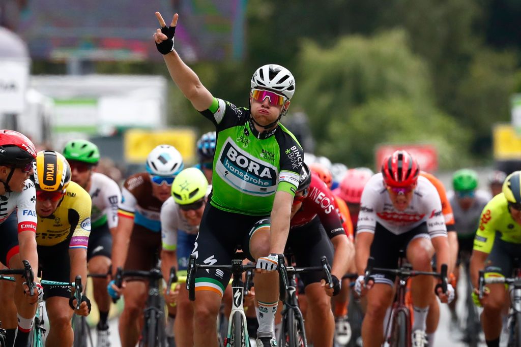 Sam Bennett (Bora-Hansgrohe) was relieved to win again