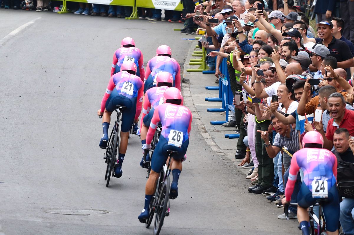 EF Education First on their winning ride