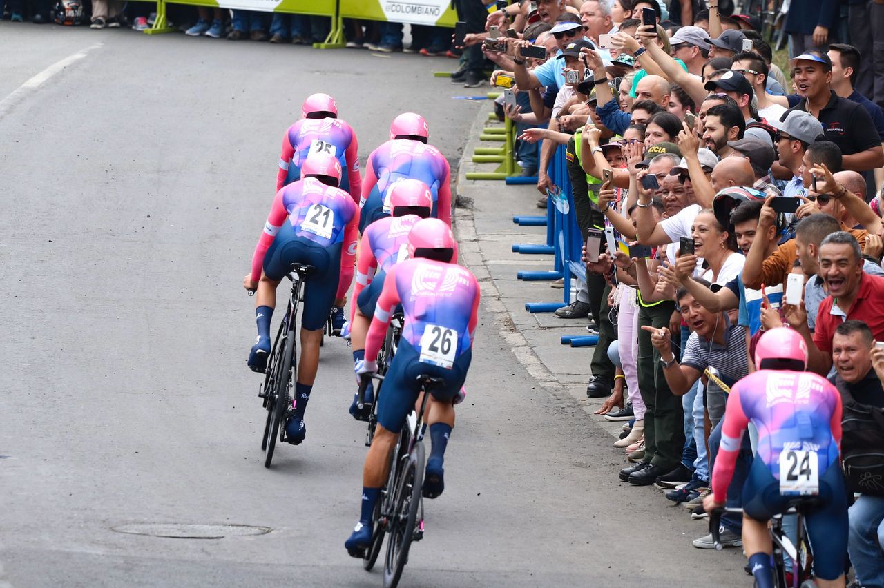 EF Education First on their winning ride
