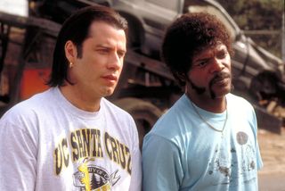 john travolta and samuel l jackson in pulp fiction