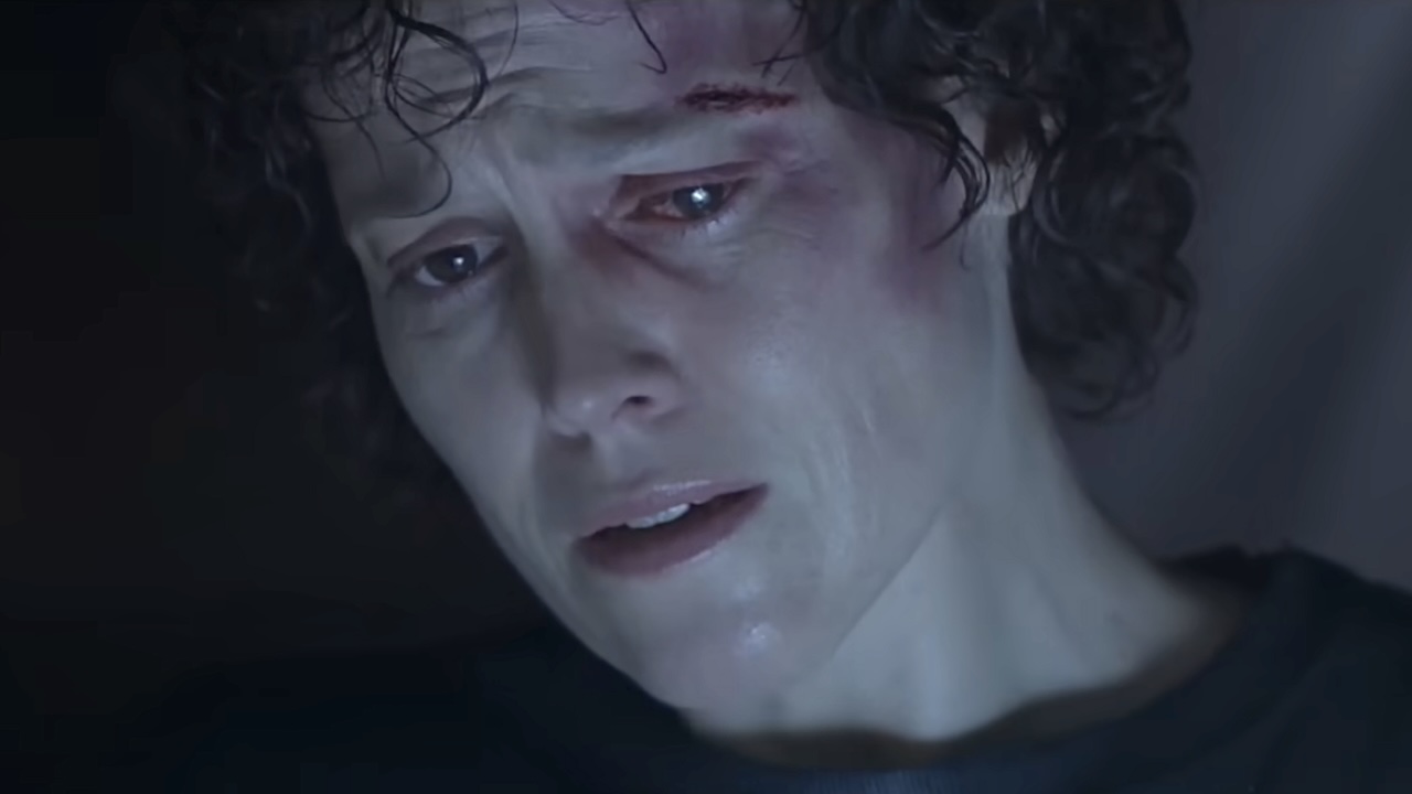 Ripley crying in Alien 3