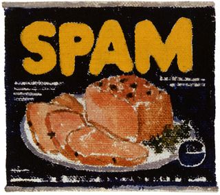 Spam Study, 1961-62, by Ed Ruscha, oil on canvas