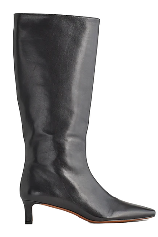 Madewell The Dimes Kitten-Heel Knee Boot