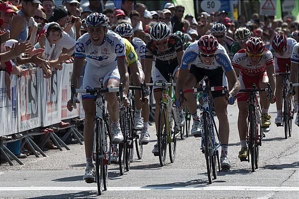 Matthieu Ladagnous (FDJ) wins stage 4, the Frenchman's second straight stage victory at the Tour du Limousin.