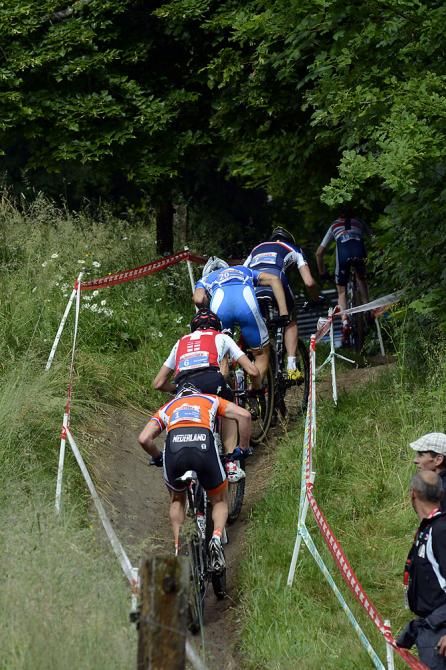 The top riders in the U23 racer